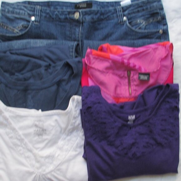 Manager Jeans Size 20 Womens Blouse Tops Summer Fall Bundle Size 3X - Picture 10 of 16